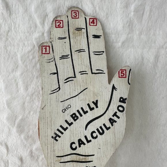 HillBilly Calculator; math teacher gift; Fun Novelty Gag gift Ohio Shabby Chippy - Picture 2 of 5